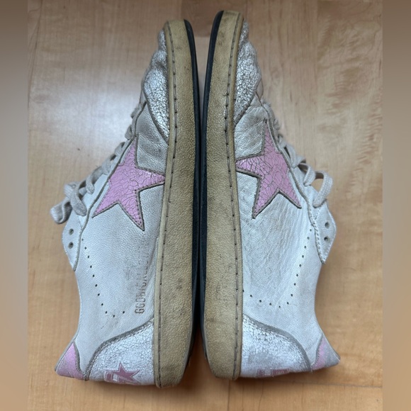 Golden Goose Ballstar Sneakers White and Pink USED - Picture 11 of 11
